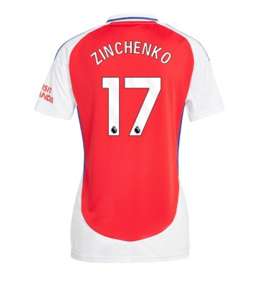 Arsenal Oleksandr Zinchenko #17 Hjemmebanetrøje Dame 2024-25 Kort ærmer